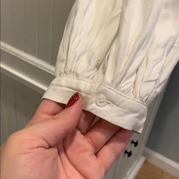 Floreat blouse off shoulder WHITE - Picture 5 of 6